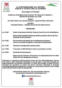 Convegno sulla distribuzione del vino in Toscana