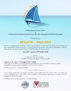 Emilia Romagna "Bolle in......vela 2019" a Marina di Ravenna @ Ristorante del Circolo Velico | Marina di Ravenna | Emilia-Romagna | Italia